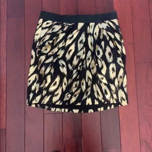 Charlotte Russe animal print mini skirt (size M)
